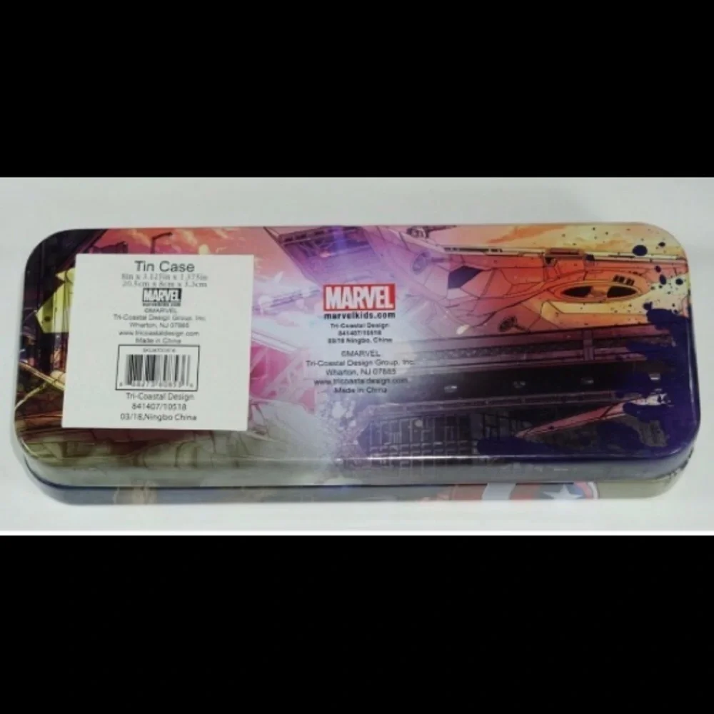 Marvel Graphic Pencil Tin Case Captain America